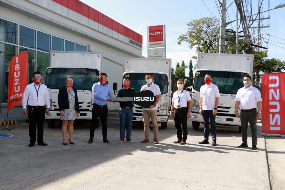 Isuzu PH completes turnover of 46 N-Series trucks to First PGMC Enterprises Inc., an affiliate of Nutriasia Inc.