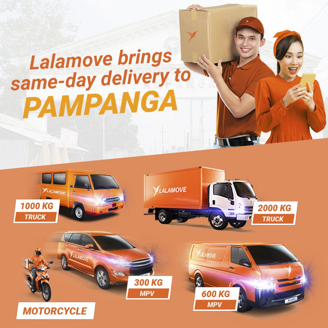 Lalamove brings same-day delivery to Pampanga