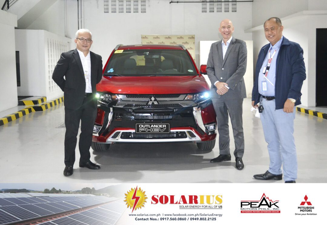 Solarius Energy’s CEO Chooses the Mitsubishi Outlander PHEV as its Mobility Partner