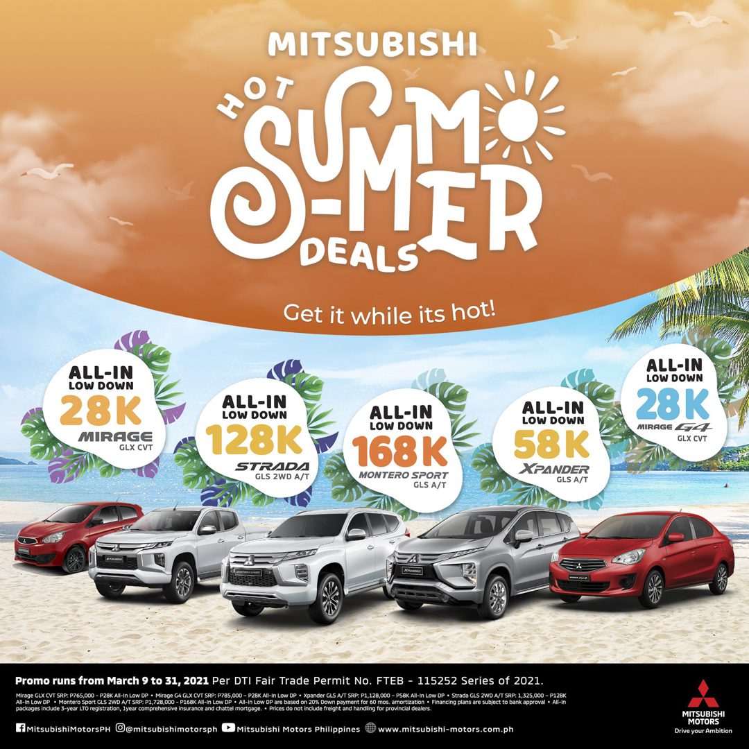 Hot Summer Deals from Mitsubishi Motors this March