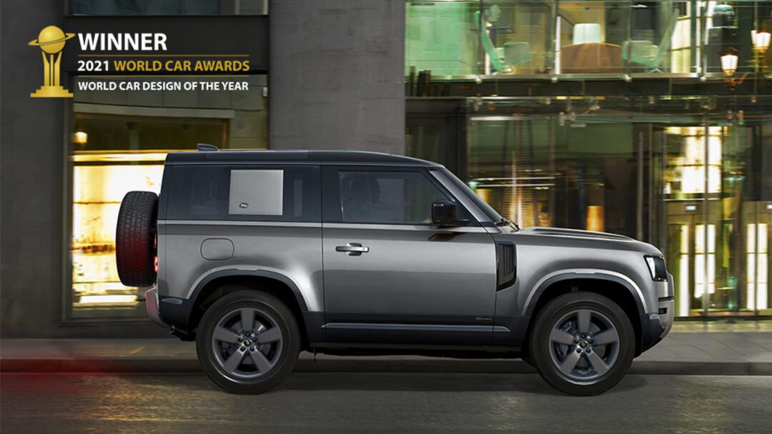 New Land Rover Defender named 2021 World Car Design of the Year