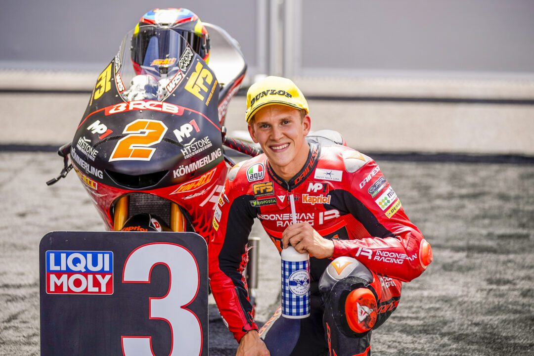 Rodrigo finished 3rd #ItalianGP qualifying for Indonesian Racing Gresini Moto3, Alcoba in 6th