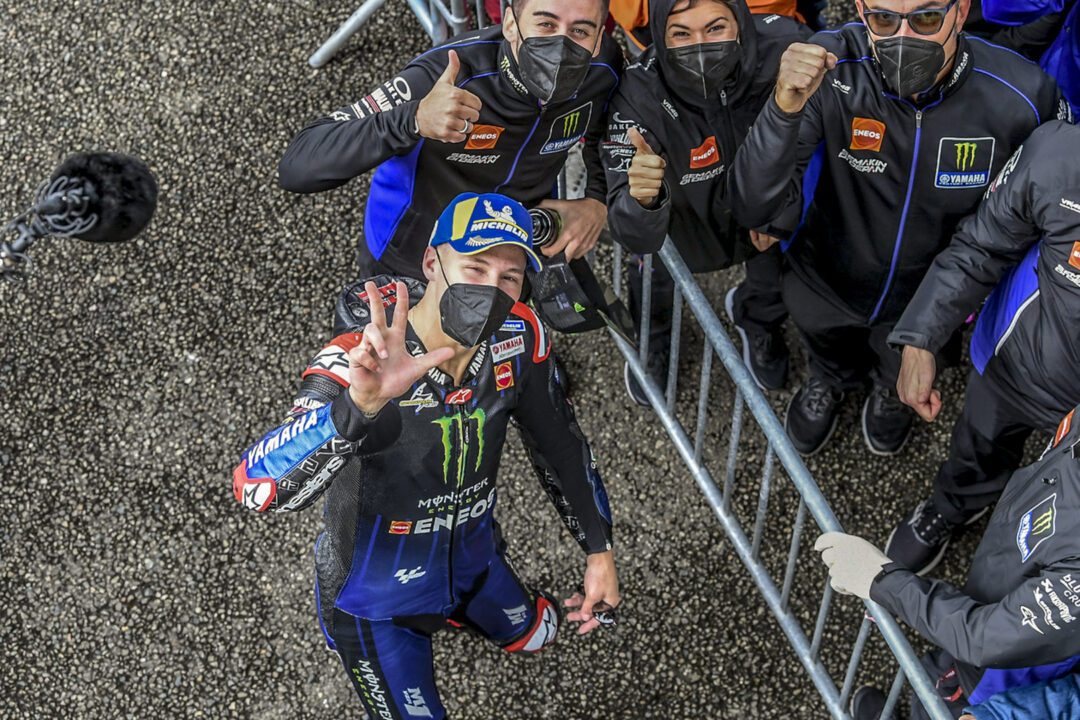 Quartararo takes gutsy 3rd place in tricky #FrenchGP, Viñales finishes in 10th place