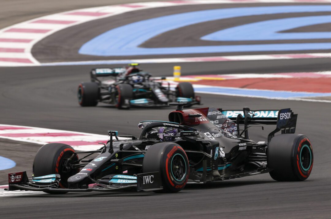 The Mercedes-AMG Petronas F1 Team will start the French Grand Prix with Lewis in P2 and Valtteri P3