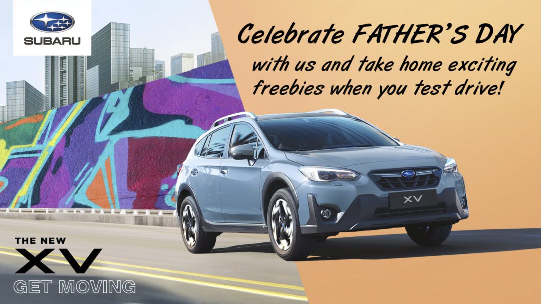 Subaru is making Father’s Day extra special this year for all customers who visit selected Subaru outlets during the remaining weekends of June
