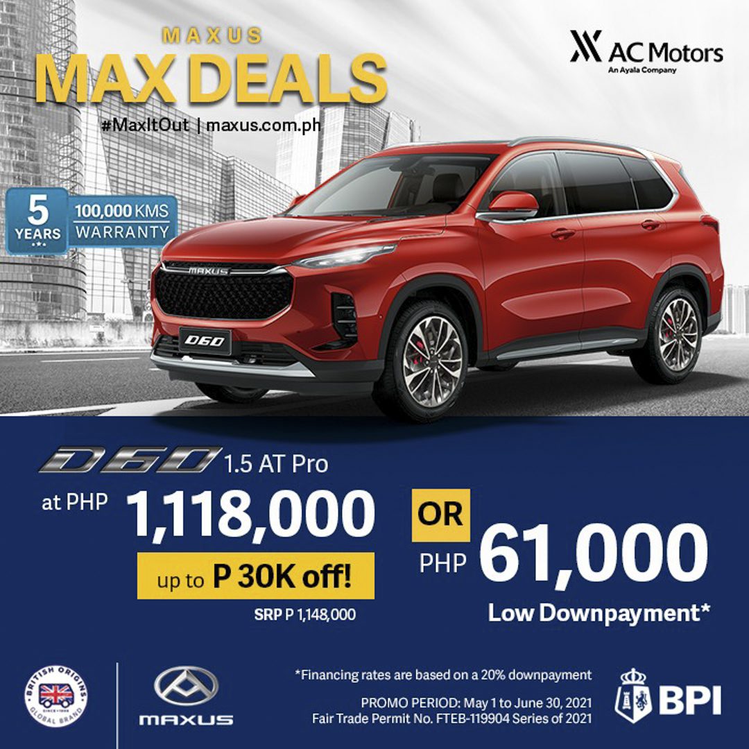 Maxus-BPI partnership makes ownership more accessible with flexible financing offers