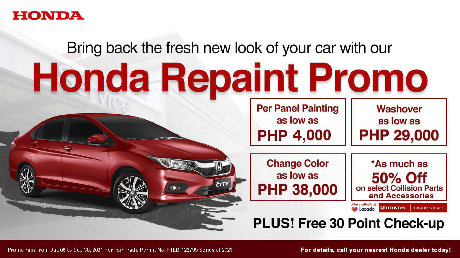 Honda Announces Repaint Promo Offerings This July 2ner