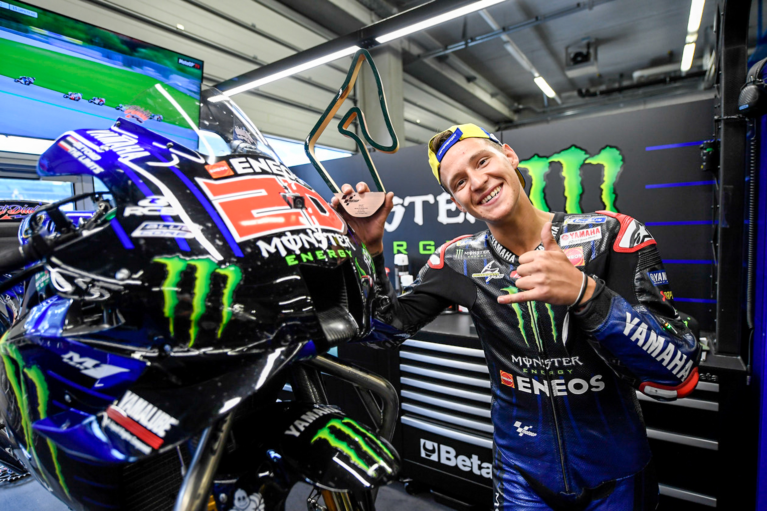 Fabio Quartararo scores 3rd place in restart #StyrianGP race