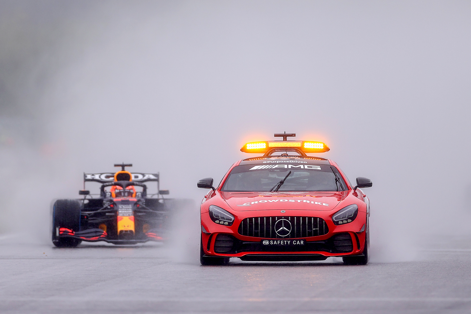 Verstappen wins the shortest race in F1 history #BelgianGP