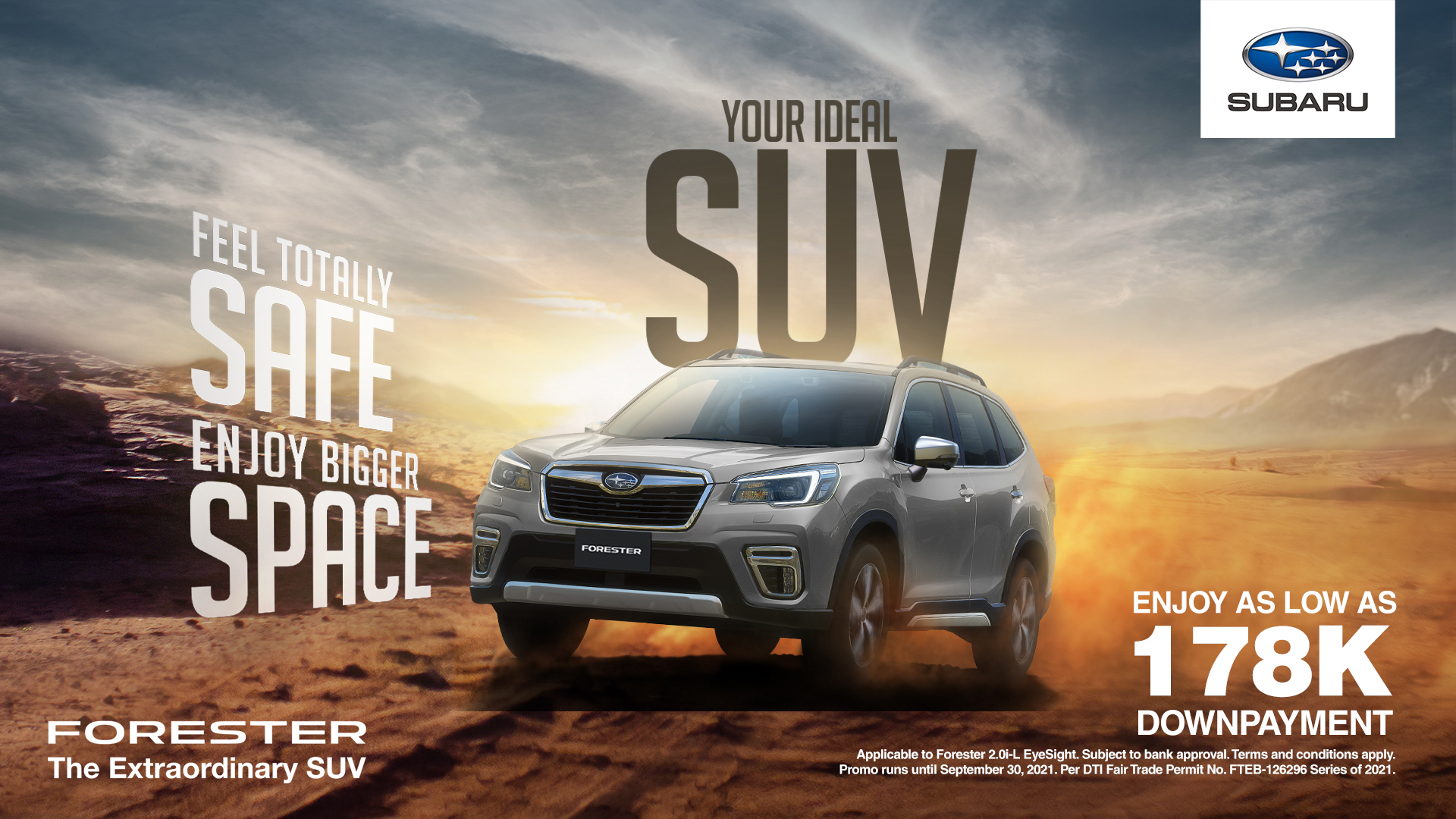 Subaru celebrates Festival of Deals this September