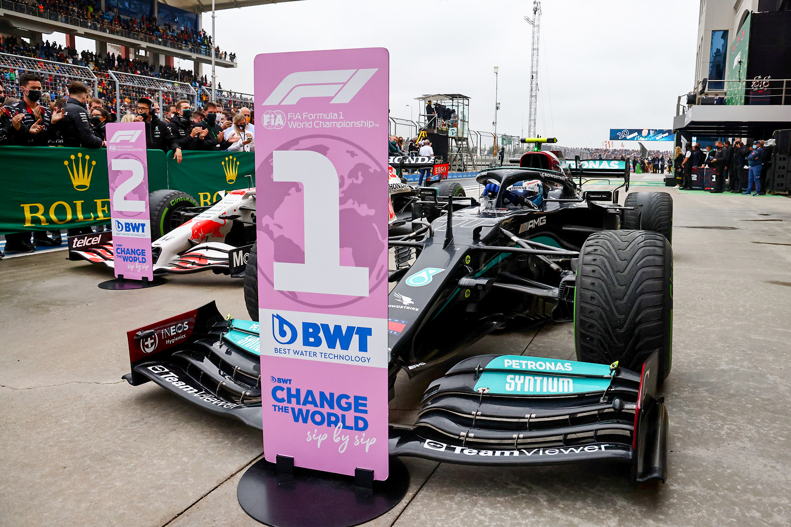 Valtteri takes his 10th win in F1 with a dominant drive for the Mercedes-AMG Petronas F1 Team in Turkey