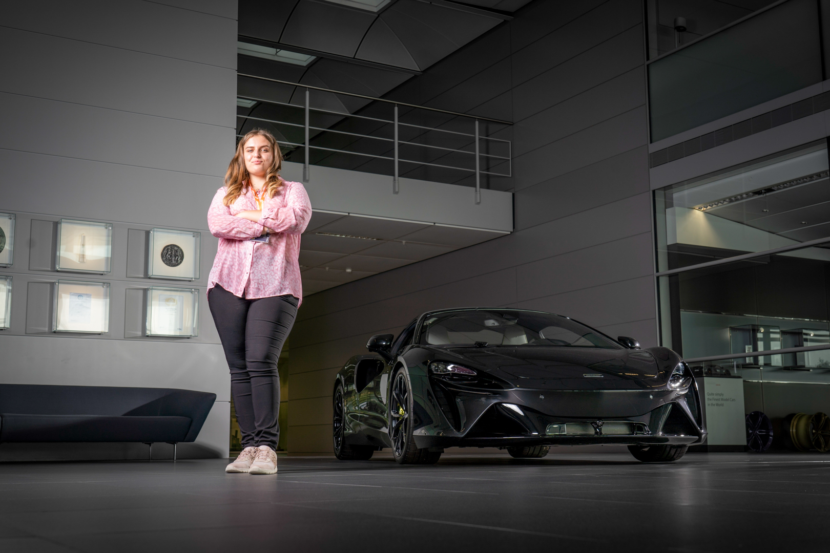 Plan International youth activist Maisy becomes McLaren Automotive CEO for the day to mark International Day of the Girl