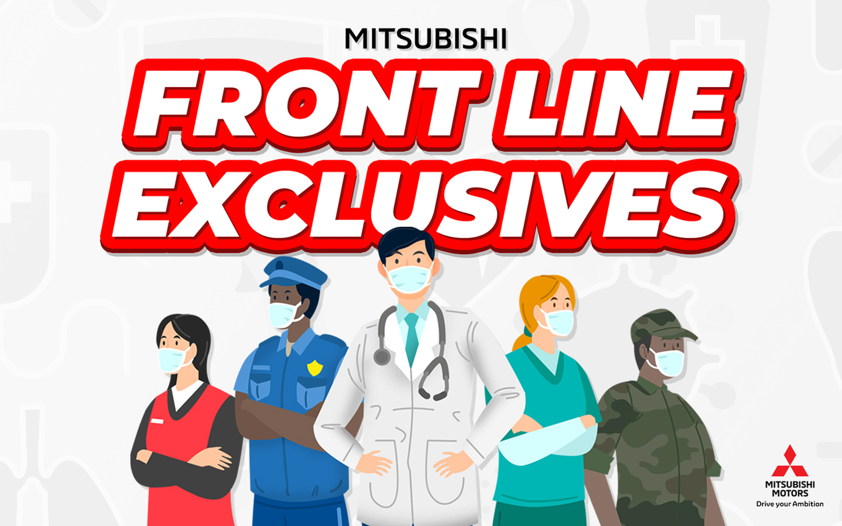 Mitsubishi Motors offers exclusive discounts for Front liners through its Front Line Exclusive Promo