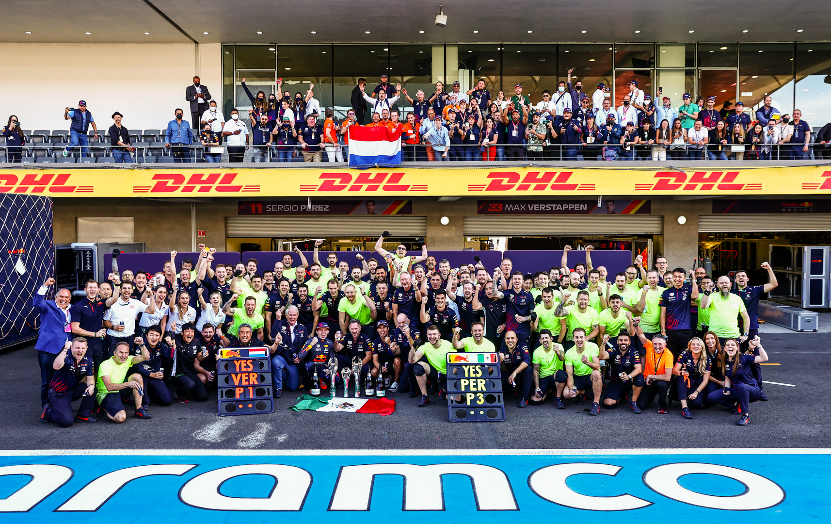 Verstappen extends F1 lead with masterful #MexicoGP win, Pérez 3rd as Red Bull Racing take 3rd consecutive double podium