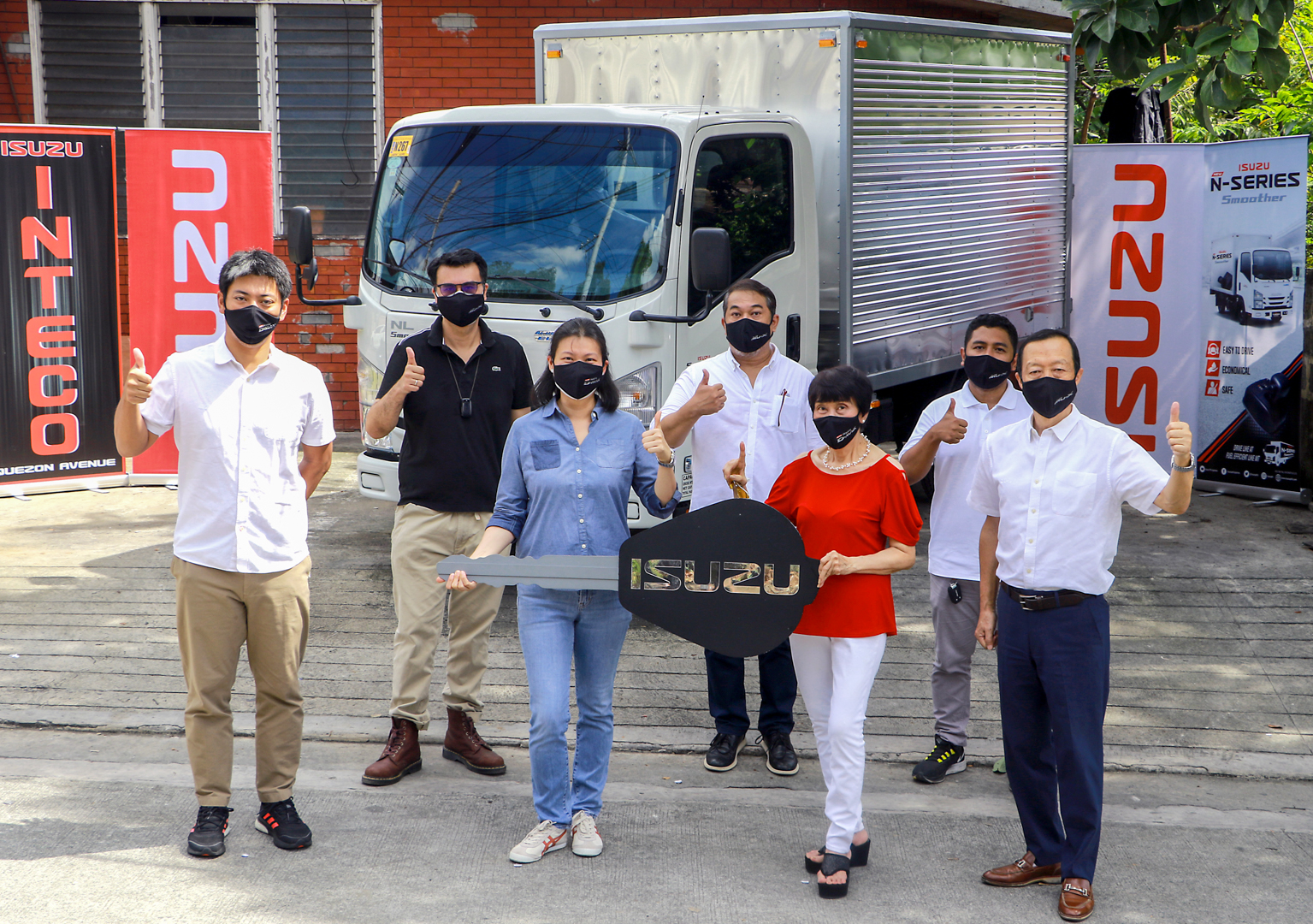 Isuzu PH turns over the First Isuzu N-Series Smoother to Customer