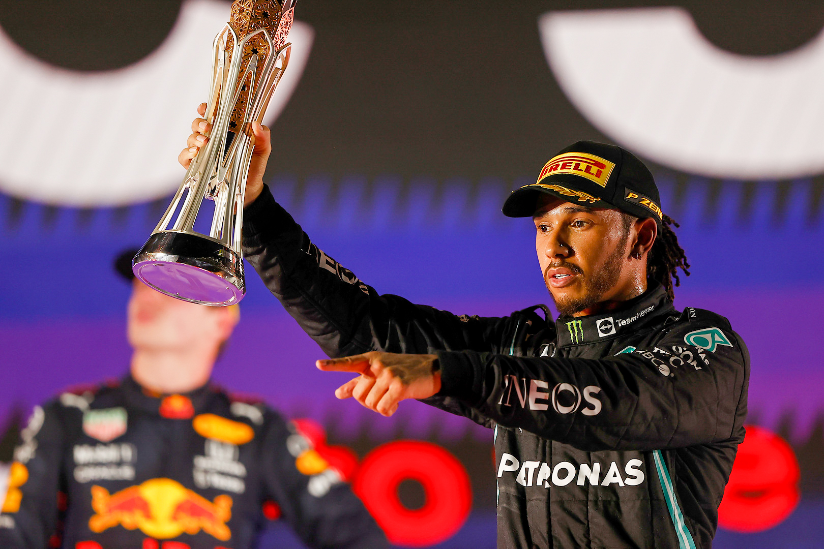 Lewis secures a dramatic victory for the Mercedes-AMG Petronas F1 Team in the inaugural Saudi Arabian Grand Prix with Valtteri clinching a sensational P3 on the line