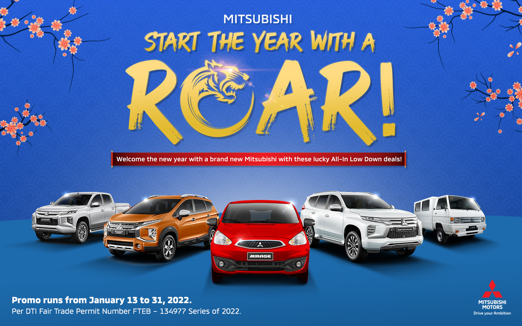 Welcome the Year of the Tiger with the wheels of your dreams from Mitsubishi