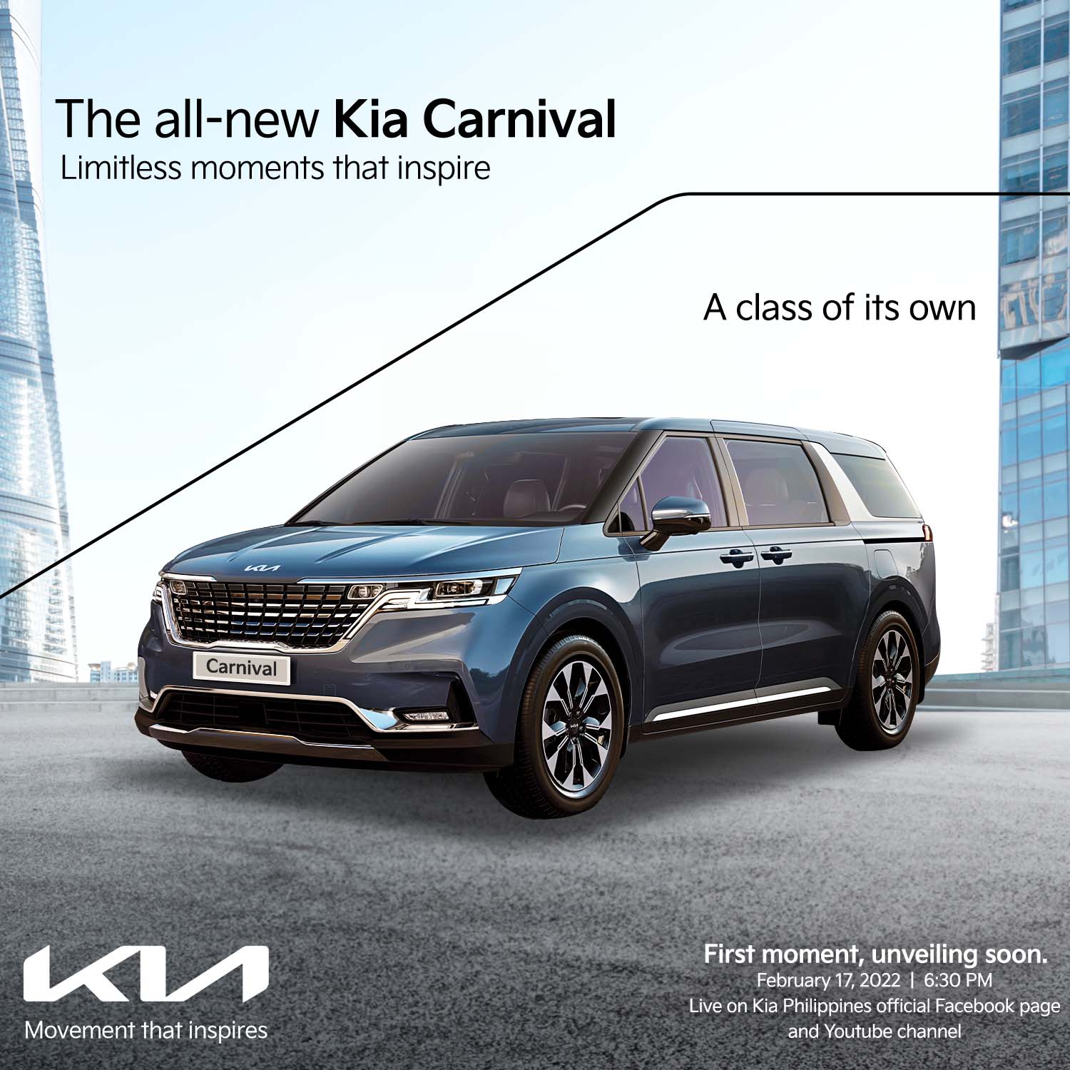 All-new Kia Carnival grand utility vehicle for executives launching soon