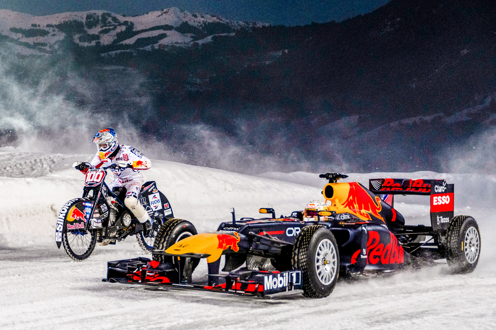Max Verstappen debuts car #1 in Austrian alpine ice race