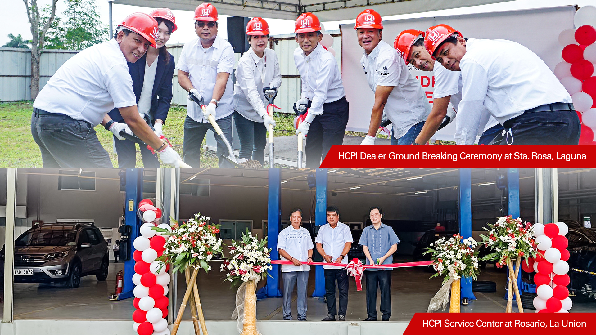Honda Cars PH fortifies presence in in La Union and additional Dealer breaks ground in Santa Rosa, Laguna