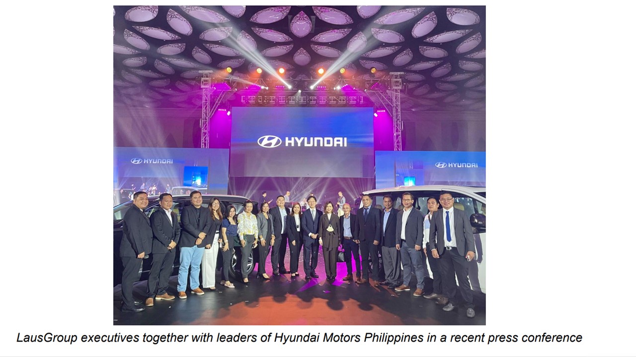 LausGroup announces the continue partnership with Hyundai Motors Philippines