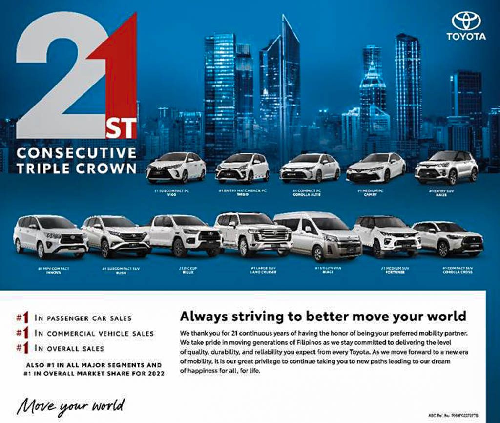 Toyota Motor Philippines recognizes top-performing dealers at annual dealer conference