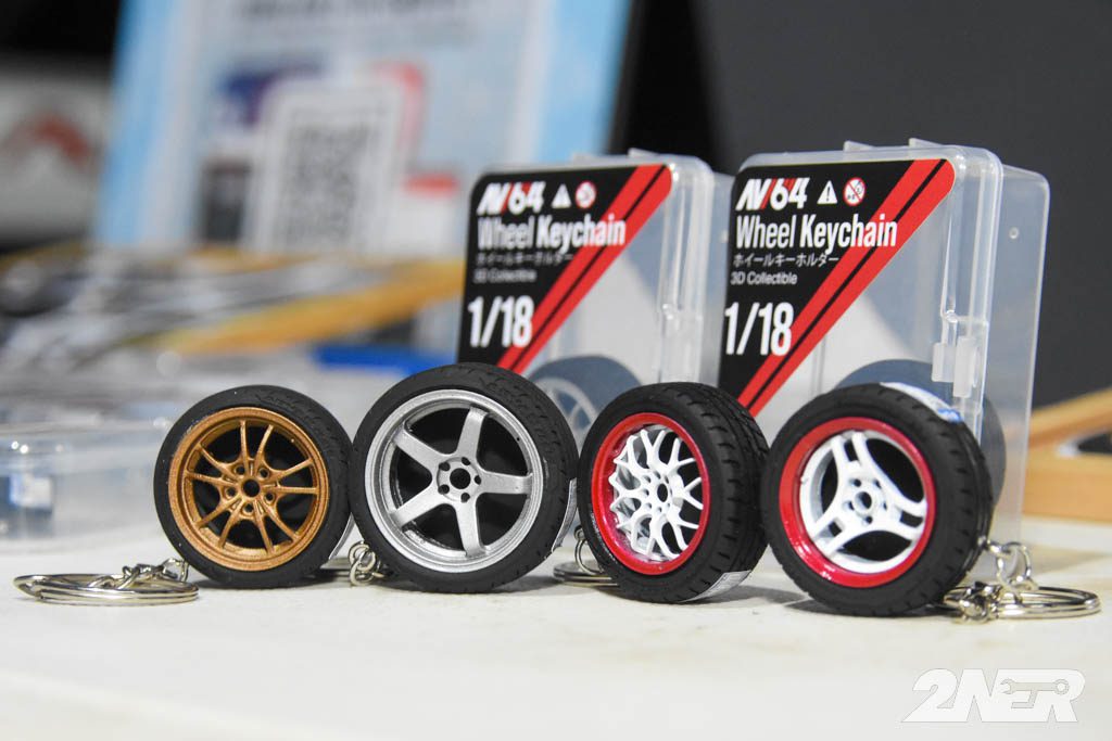 Trendy Custom Wheel Keychains from Aven64