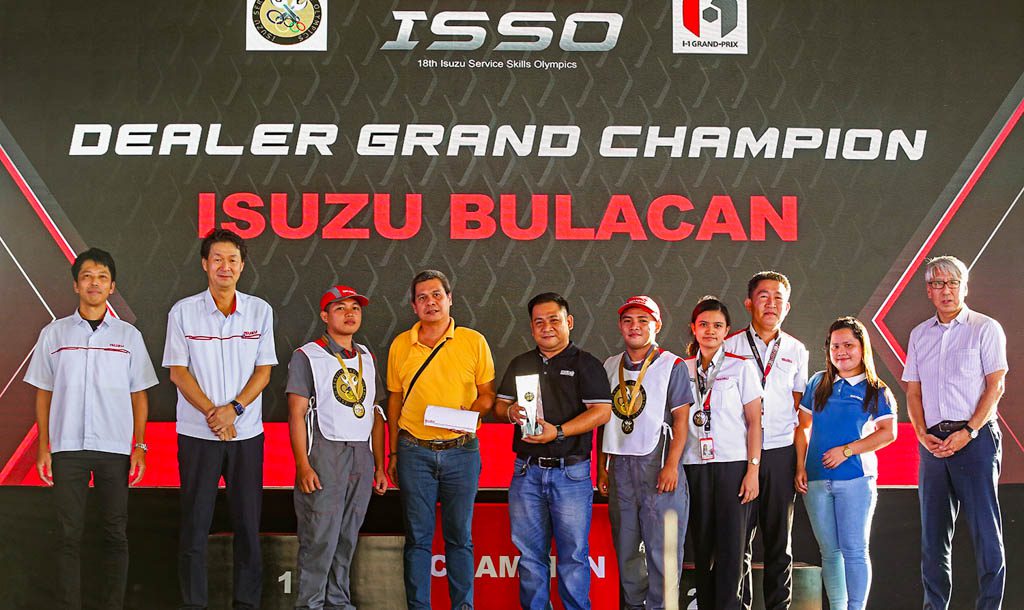 Isuzu Bulacan tops 18th Edition Isuzu Service Skills Olympics