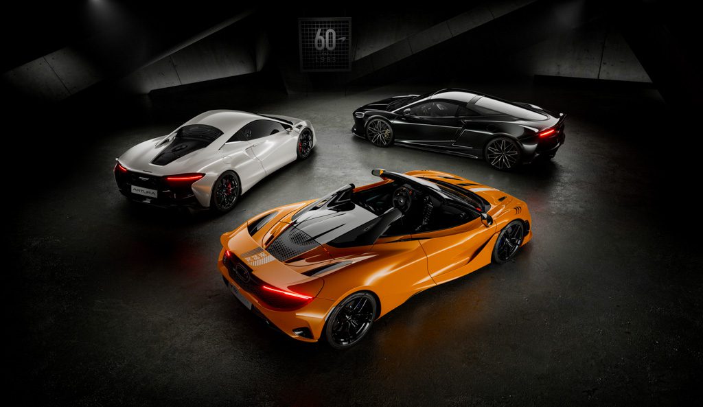 Exclusive 60th Anniversary Options for McLaren Supercars, Give Customers an Opportunity to Personalize Their New McLaren