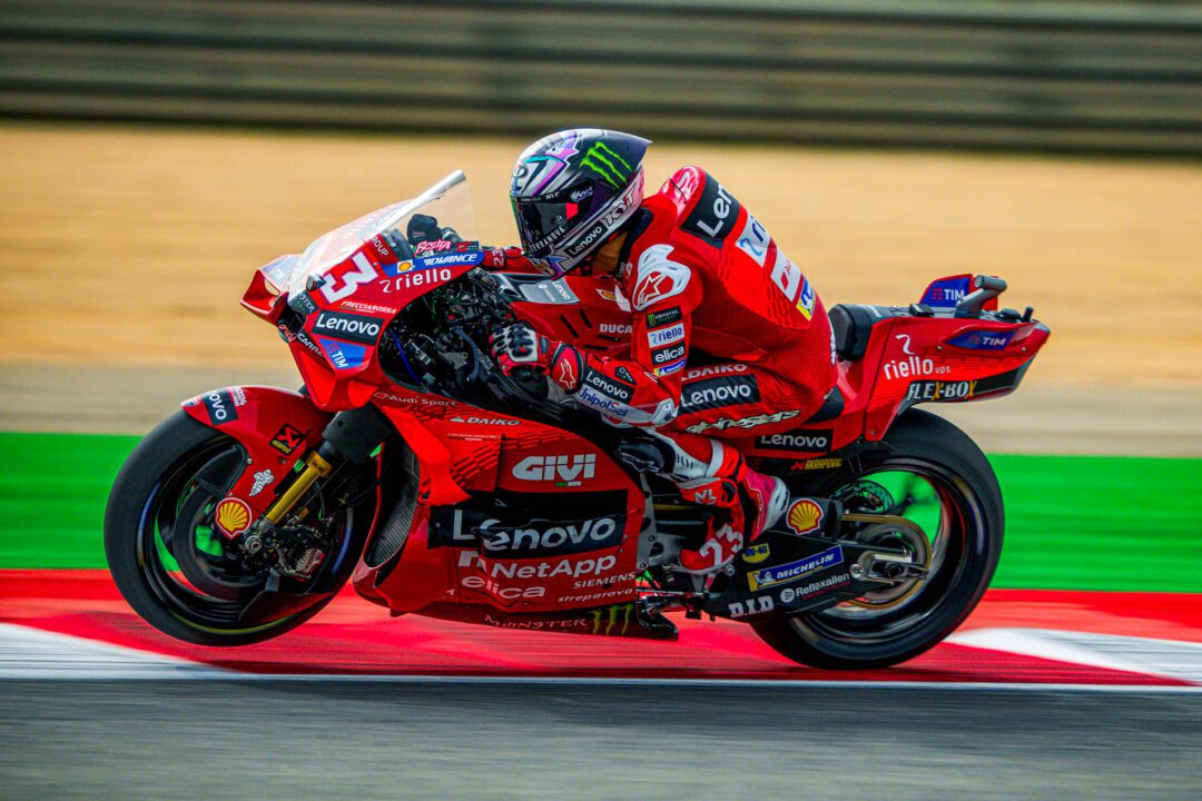 Bastianini and Ducati Lenovo Team top Portimão Practice, Bagnaia 8th