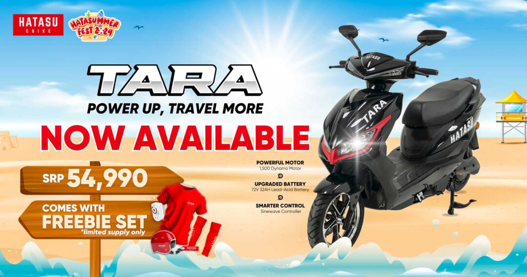 Power Up, Travel More with HATASU’s Latest Ebike, HATASU TARA at P54,990