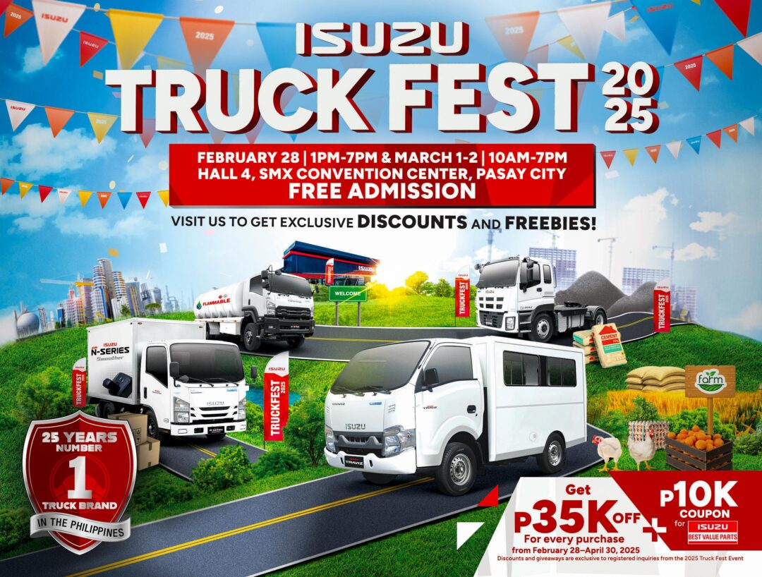 Isuzu Philippines Prepares for 2025 Truck Fest, Showcasing 19 Trucks, Celebrate 25yrs as #1 Truck Brand.