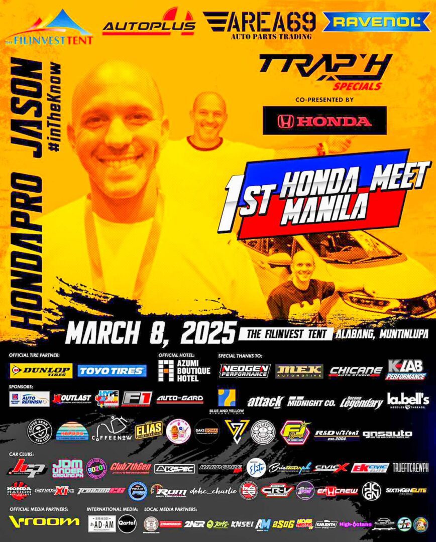 HondaPro Jason to Headline the 1st Honda Meet Manila on March 8, 2025