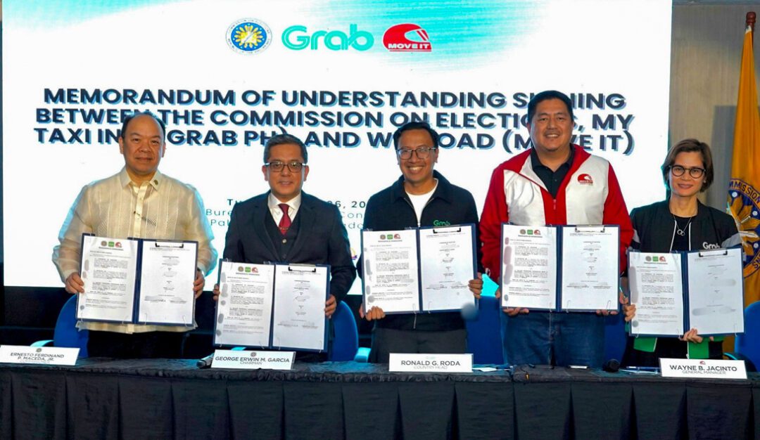 Grab, MOVE IT, and COMELEC Team Up to Boost Voter Turnout for 2025 Elections
