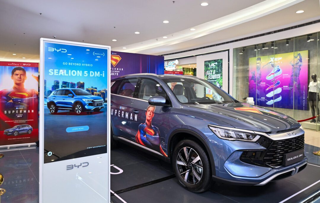 BYD Named Official Mobility Partner of the Superman Movie