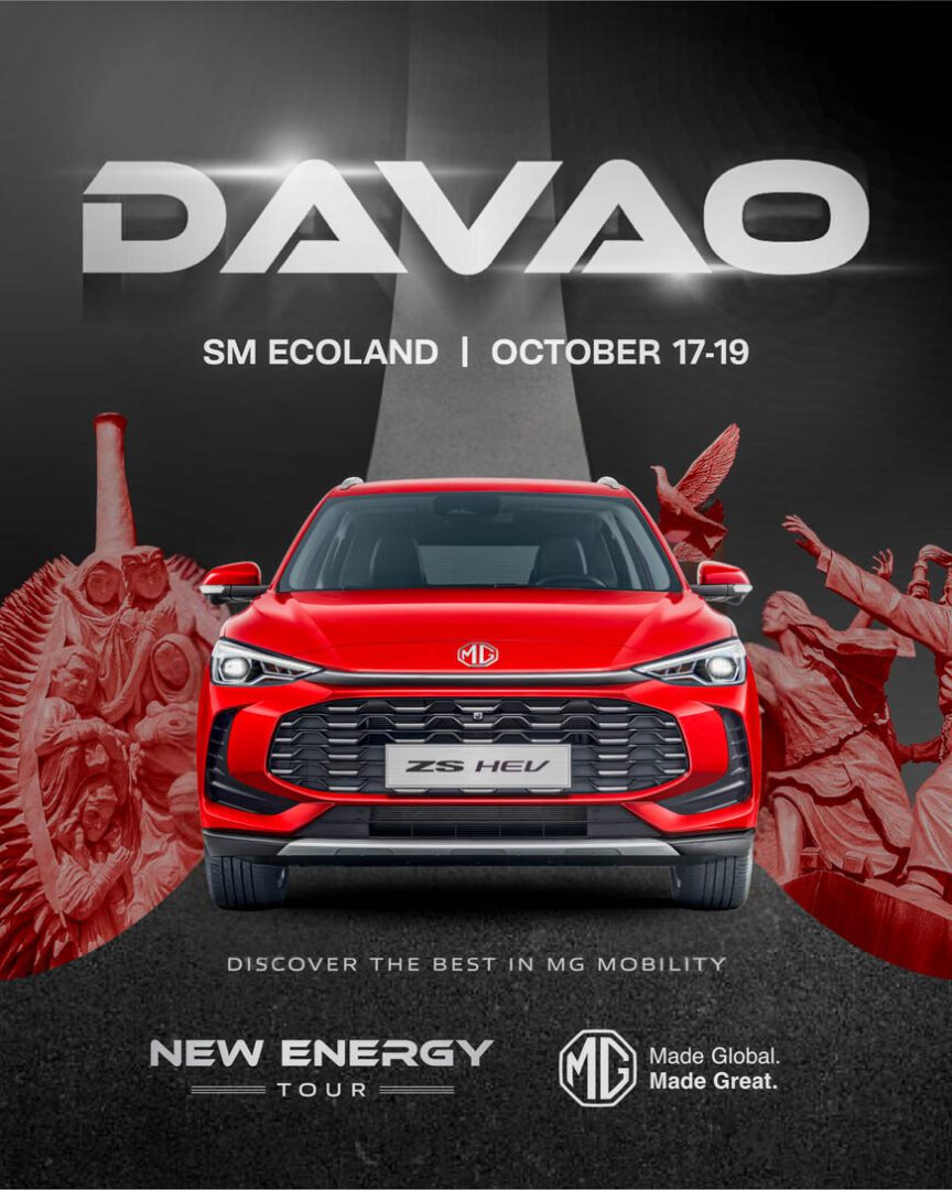 MG New Energy Tour Powers Into Davao This October!