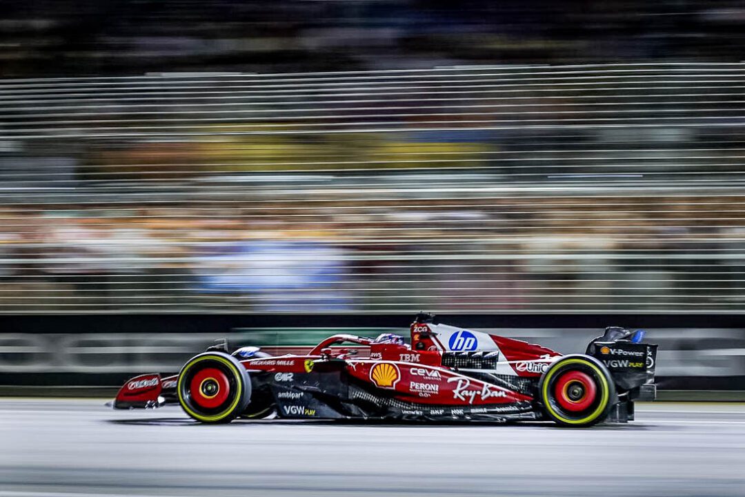 Leclerc and Hamilton Navigate Disrupted Practice as Scuderia Ferrari HP Eyes Qualifying Gains