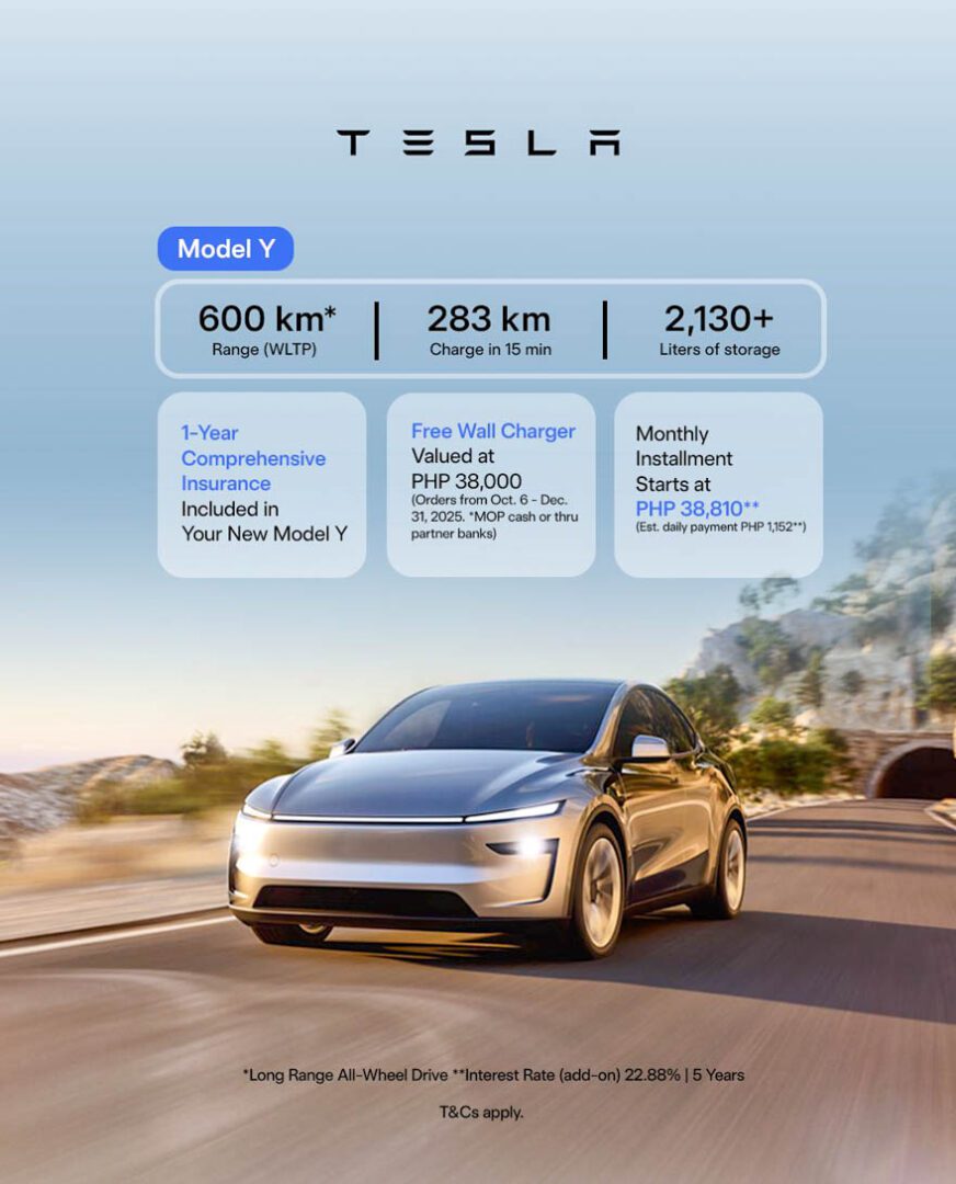 Tesla Accelerates in PH: Over 2,000 Vehicles Registered and New Model Y Offers Unveiled