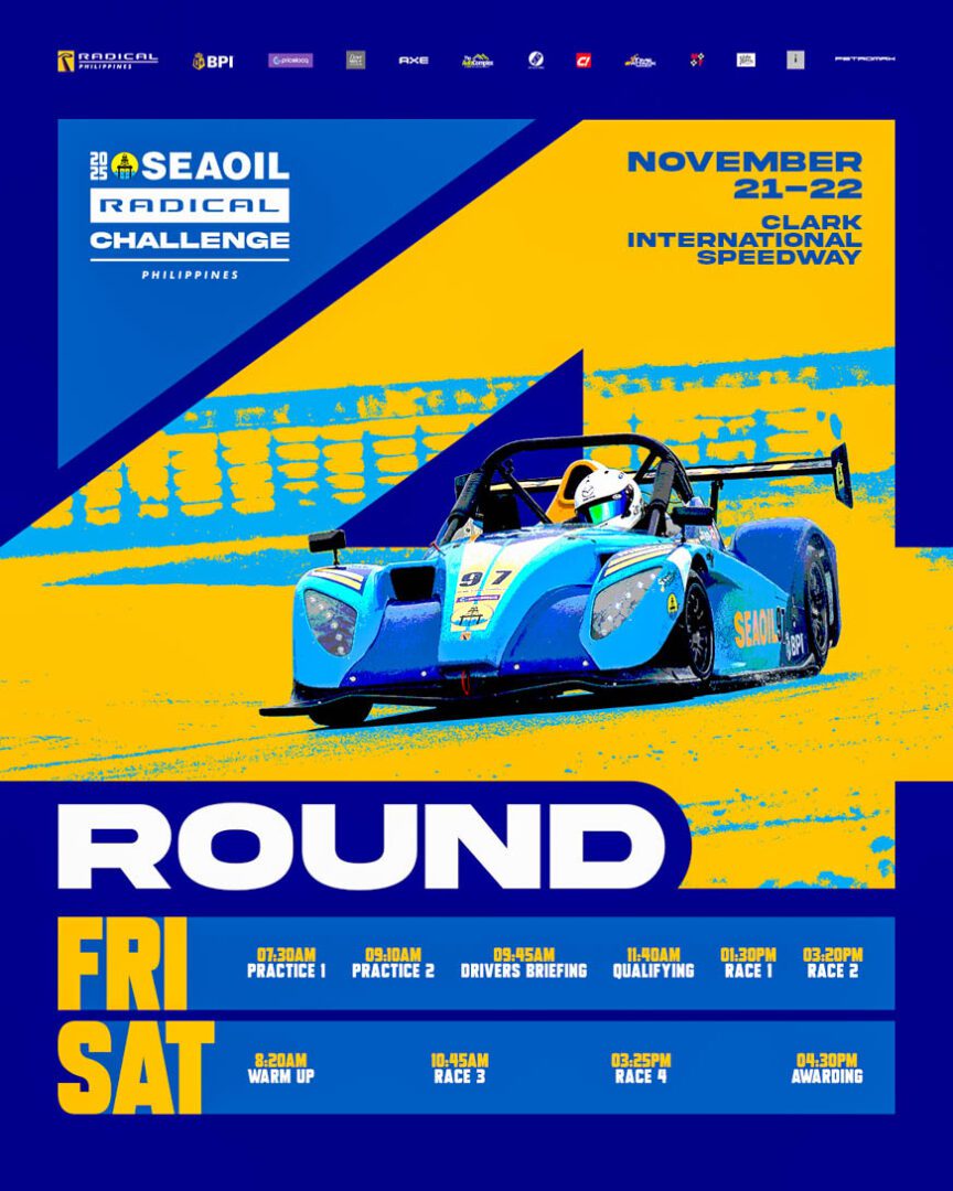 Four Races, Double Points: SEAOIL Radical Challenge PH Finale Set to Happen at Clark Speedway