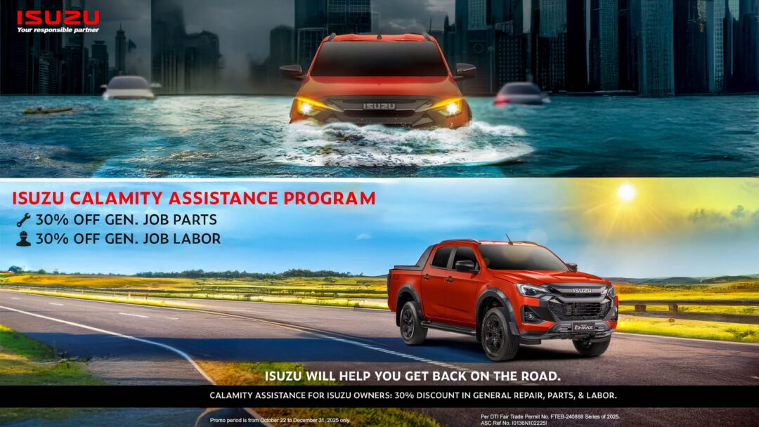 From Typhoons to Earthquakes: Isuzu Expands Calamity Relief for Filipino Drivers