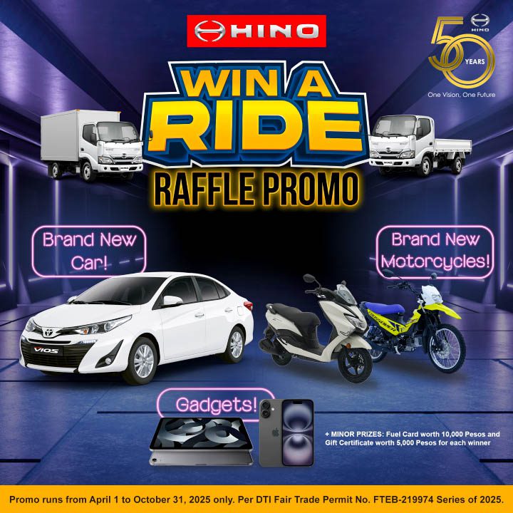 Driving Success for 50 More Years: Hino Motors Philippines Honors Customers in Grand Raffle Draw
