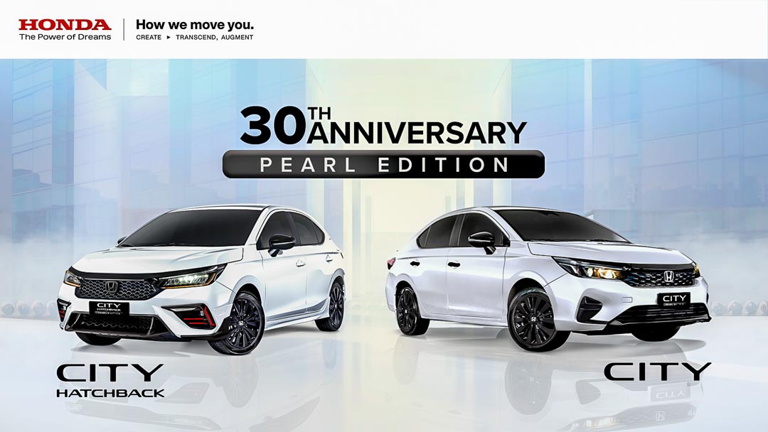 Honda Cars Philippines Honors 30 Years of City with Exclusive Pearl Edition