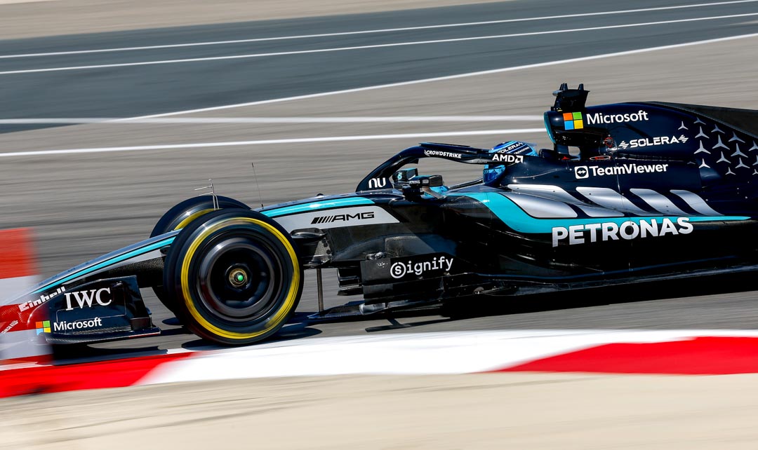 Mercedes-AMG Petronas F1 Team Pushes Through Challenges in Bahrain Test Finale