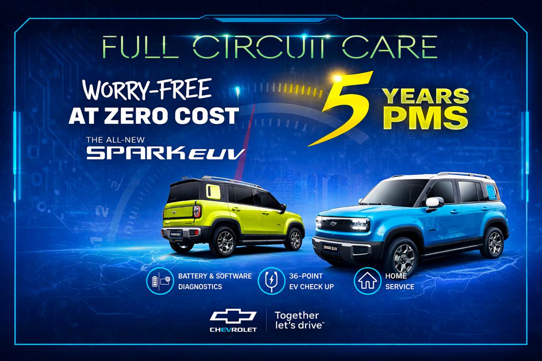 Chevrolet PH Extends “Full Circuit Care” Promo: 5 Years Zero‑Cost PMS for Spark EUV Activ