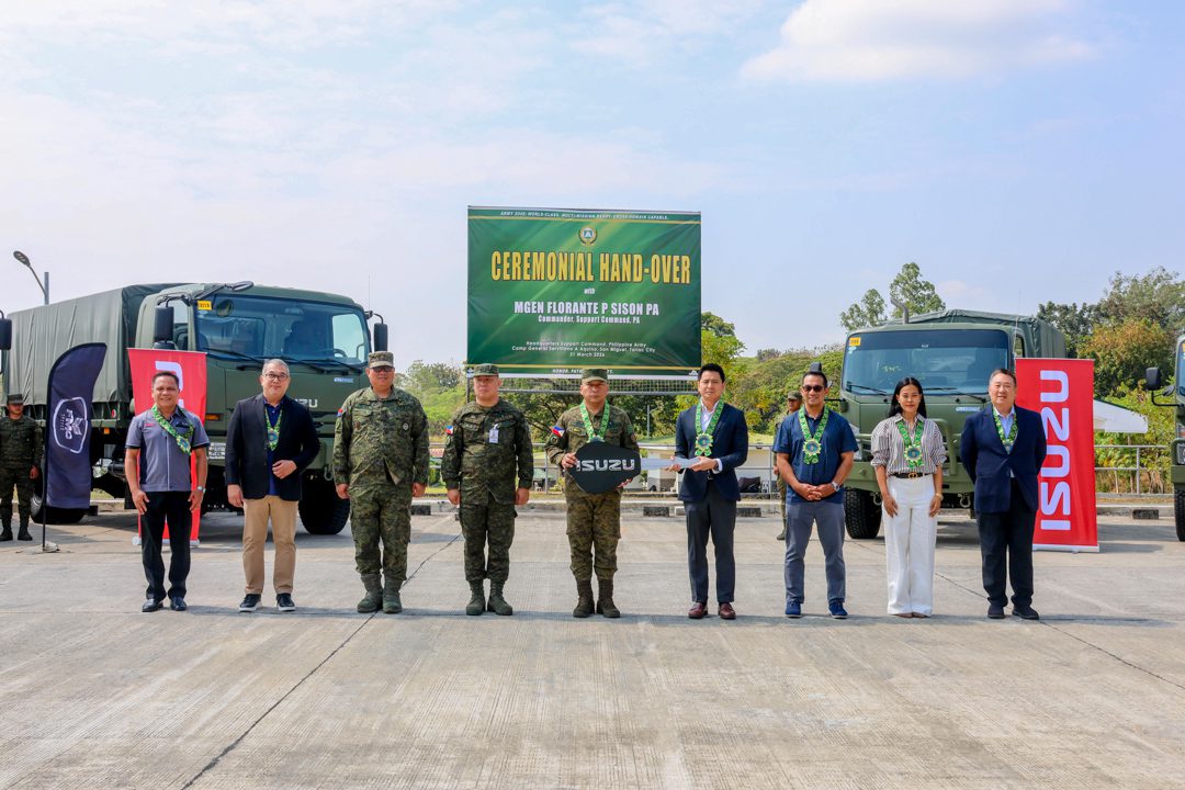 Isuzu Delivers 205 New Trucks to Boost Philippine Army Mobility