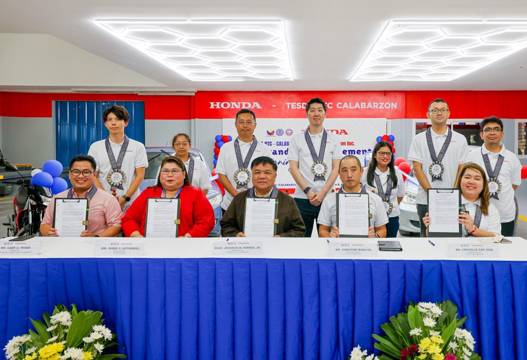 Honda Foundation Strengthens Skills Development w/New TESDA Hub in Batangas City